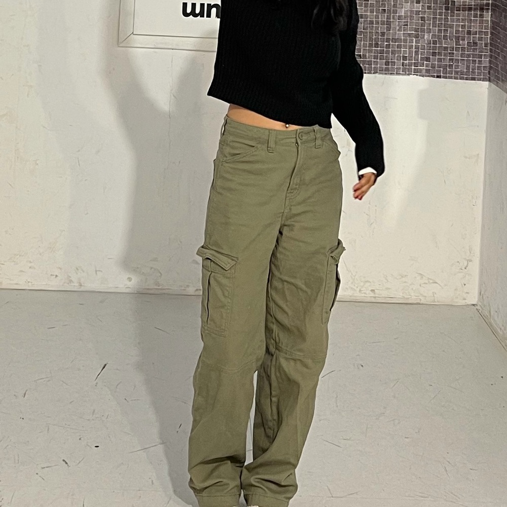 Olive Cargo Pants